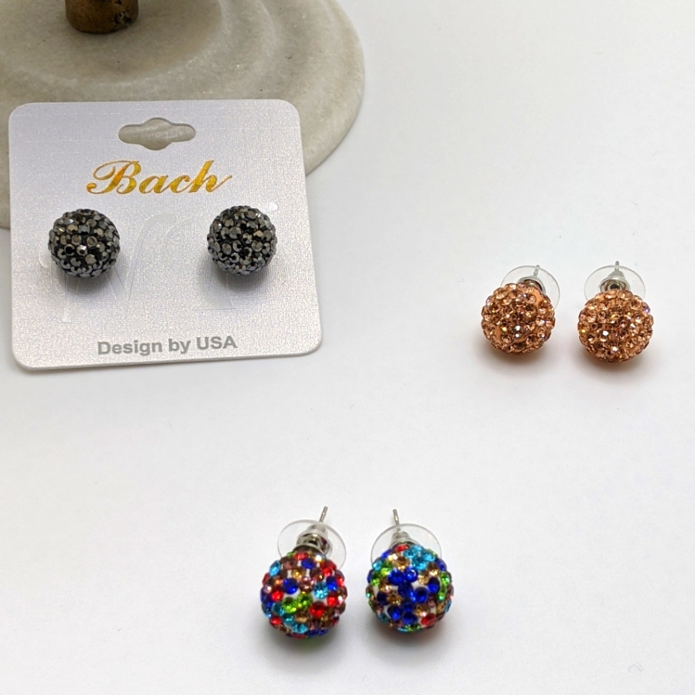 Fireball Stud Earrings